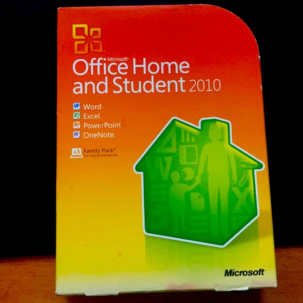 Office Home and Student 2010 Family pack